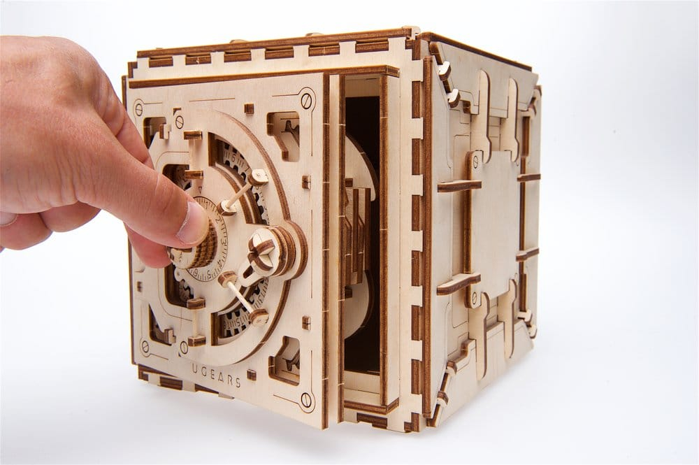 Ugears 3D Wooden Puzzle Safe [15]
