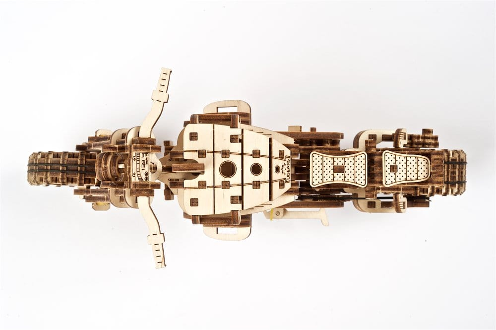 Ugears 3D Wooden Puzzle Scrambler UGR-10 with sidecar [18]