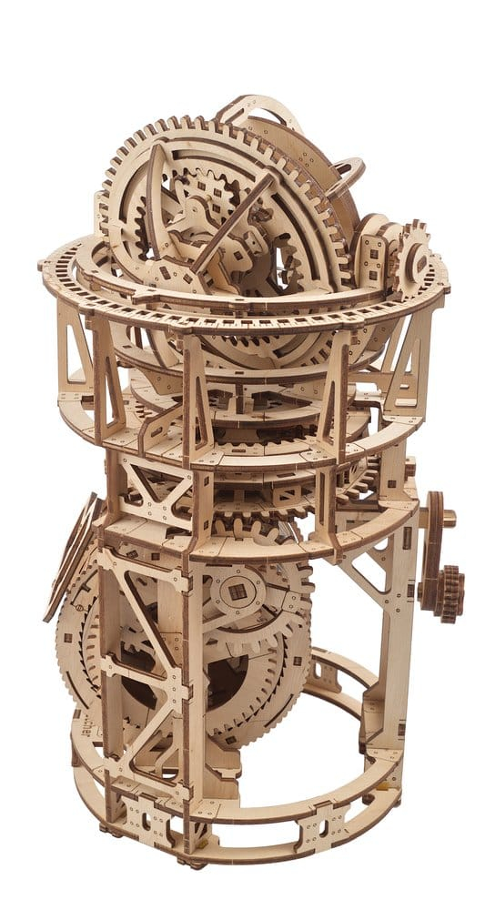 Ugears 3D Wooden Puzzle Sky Watcher Tourbillon Table Clock [14]