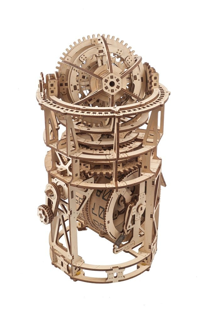 Ugears 3D Wooden Puzzle Sky Watcher Tourbillon Table Clock [5]