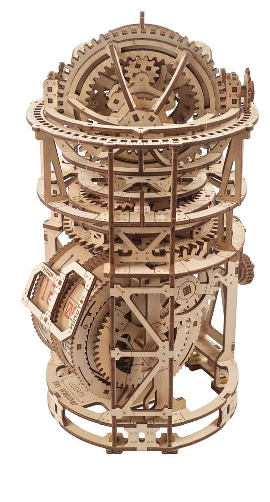 Ugears 3D Wooden Puzzle Sky Watcher Tourbillon Table Clock [17]