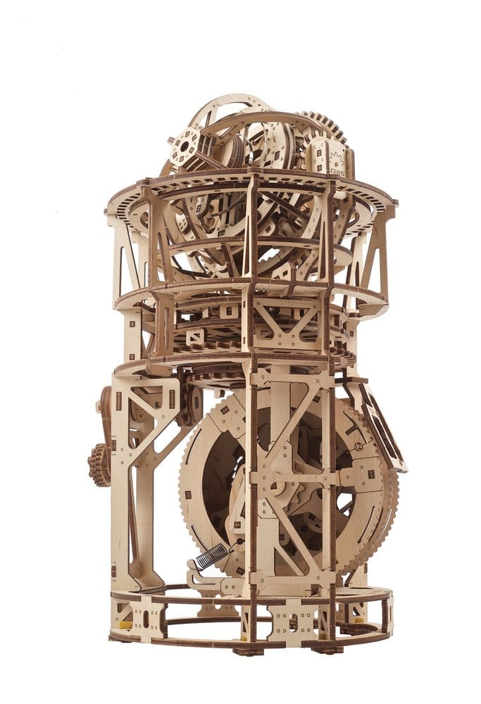 Ugears 3D Wooden Puzzle Sky Watcher Tourbillon Table Clock [2]