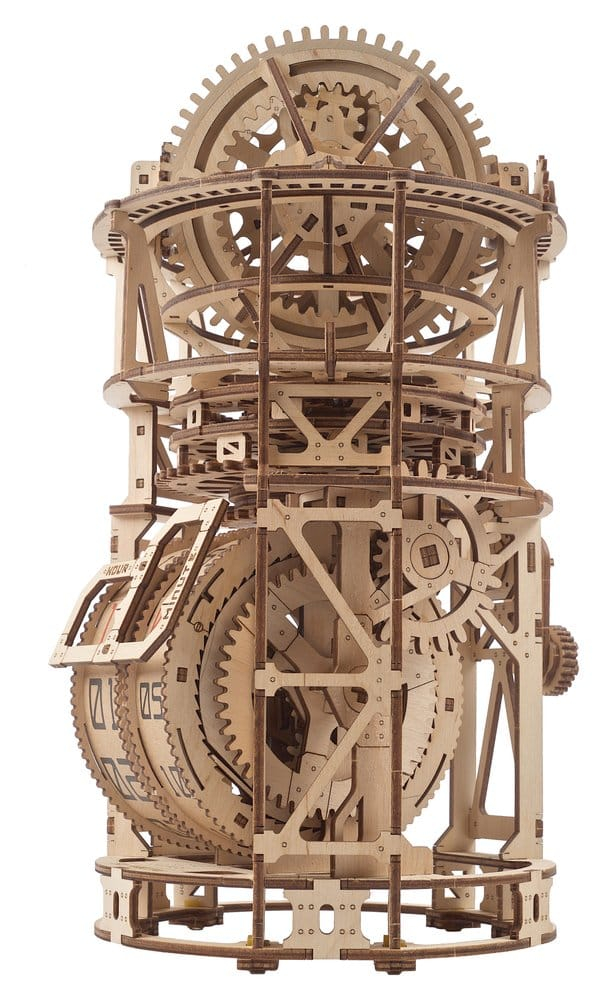 Ugears 3D Wooden Puzzle Sky Watcher Tourbillon Table Clock [15]