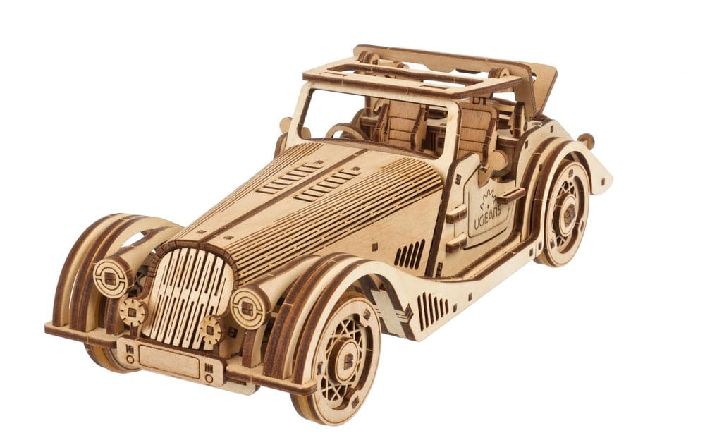 Ugears 3D Wooden Puzzle Sports Car Rapid Mouse [3]
