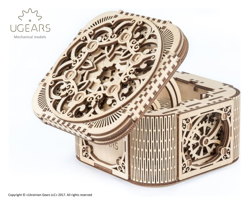 Ugears 3D Wooden Puzzle Treasure Box [5]