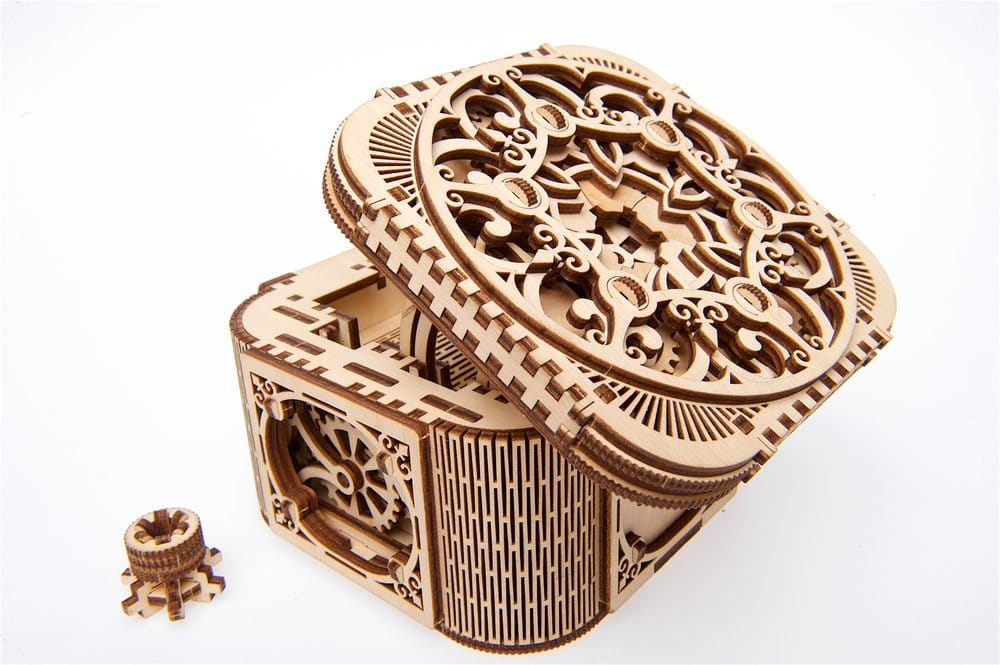 Ugears 3D Wooden Puzzle Treasure Box [14]