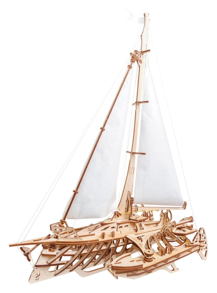 Ugears 3D Wooden Puzzle Trimaran Merihobus [19]