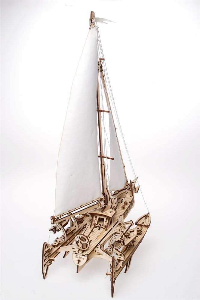 Ugears 3D Wooden Puzzle Trimaran Merihobus [14]