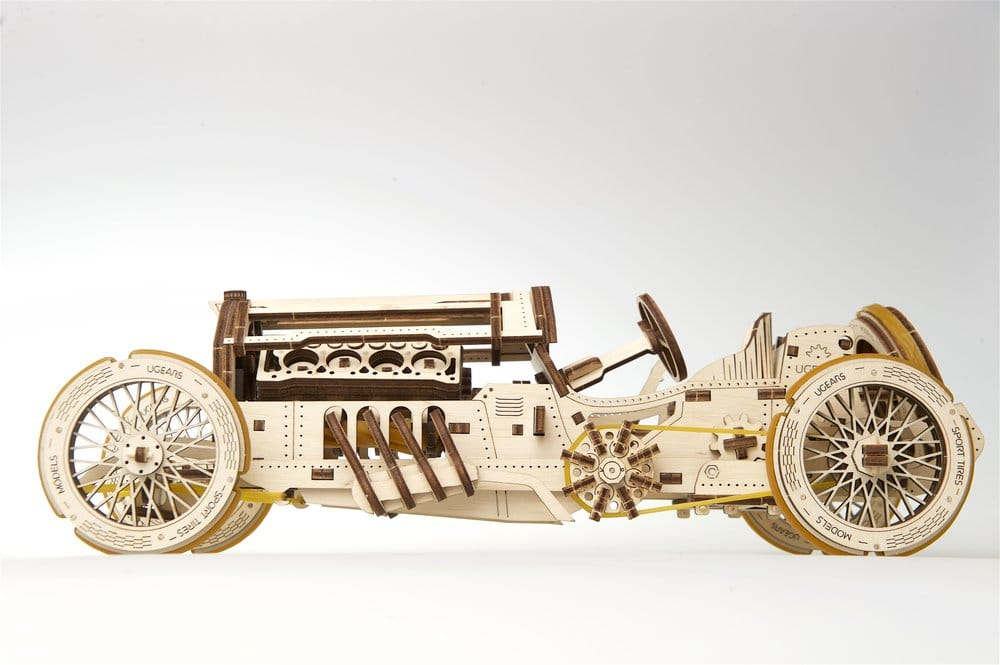 Ugears 3D Wooden Puzzle U-9 Grand Prix Car [11]