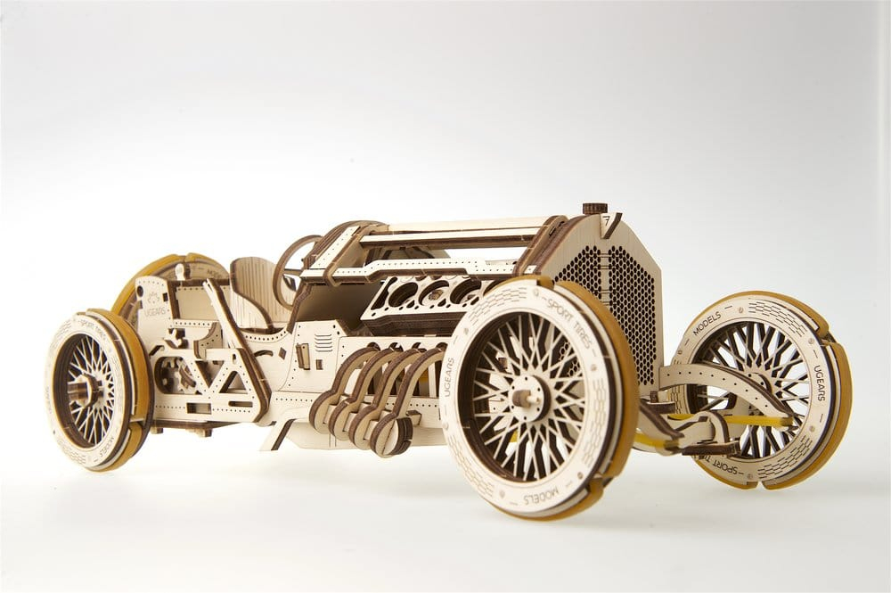 Ugears 3D Wooden Puzzle U-9 Grand Prix Car [17]