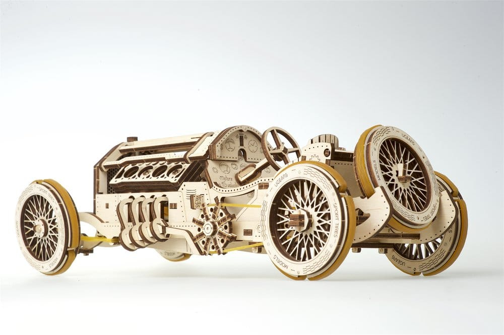 Ugears 3D Wooden Puzzle U-9 Grand Prix Car [8]