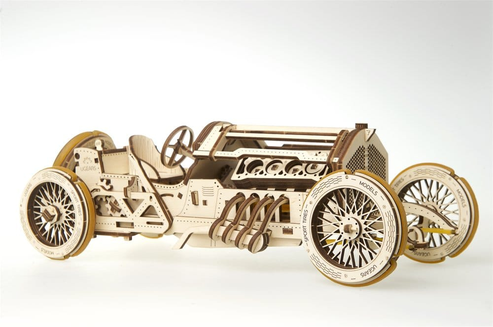 Ugears 3D Wooden Puzzle U-9 Grand Prix Car [15]