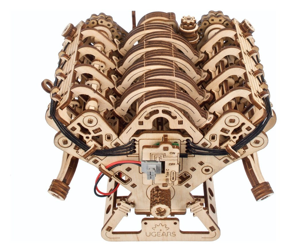 Ugears 3D Wooden Puzzle V8 Engine [16]