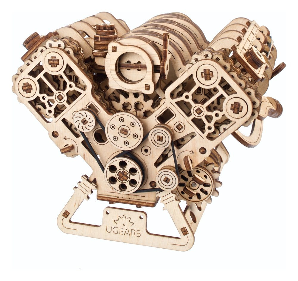 Ugears 3D Wooden Puzzle V8 Engine [26]