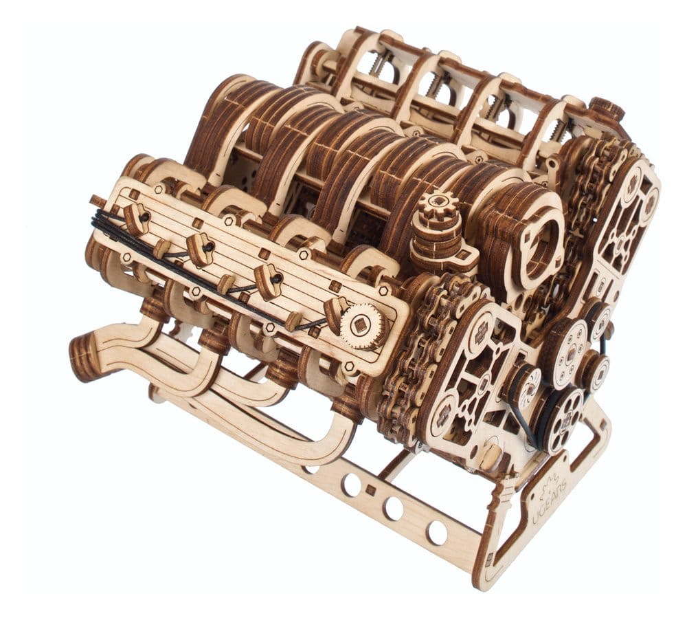 Ugears 3D Wooden Puzzle V8 Engine [24]