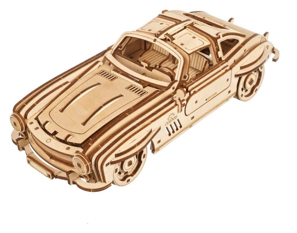 Ugears 3D Wooden Puzzle Winged Sports Coupe [21]