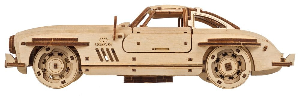 Ugears 3D Wooden Puzzle Winged Sports Coupe [4]