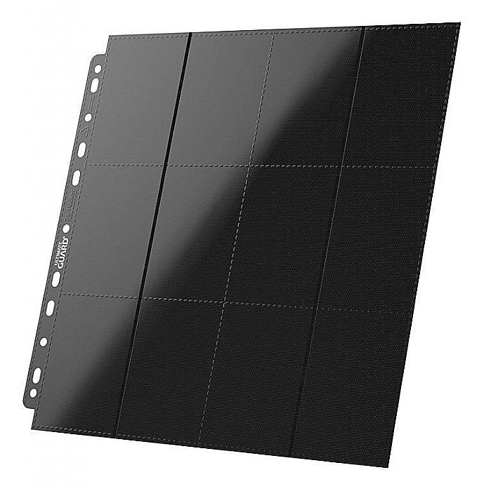 Ultimate Guard 24-Pocket QuadRow Pages Side-Loading Black (10 pagini) [2]