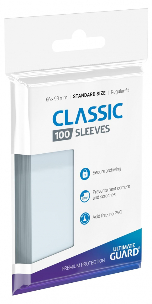 Ultimate Guard Classic Soft Sleeves Standard Size Transparent (100) [5]