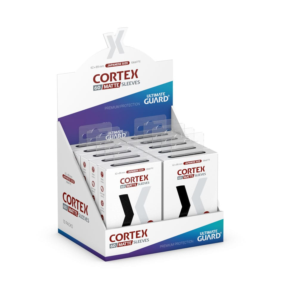 Ultimate Guard Cortex Sleeves Matte Japanese Size (60) - Black [5]