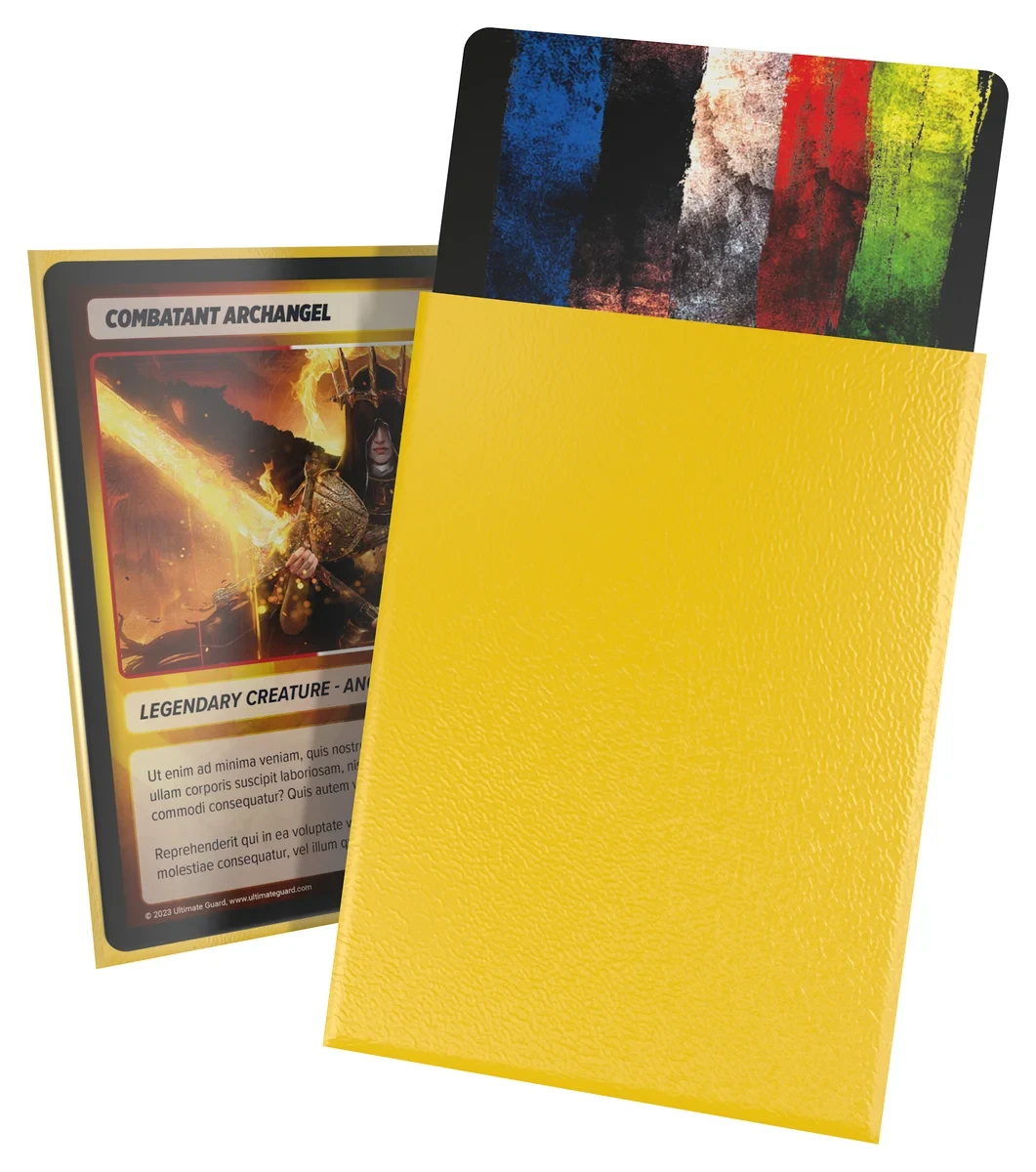 Ultimate Guard Cortex Sleeves Matte Standard Size 100 Yellow [2]