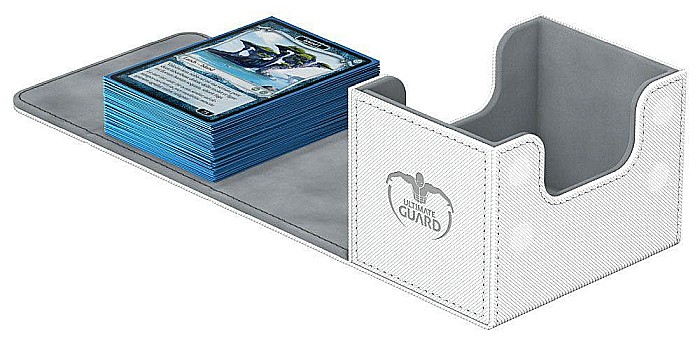 Ultimate Guard - Cutie pentru peste 100 carti de joc, cu doua fete, de marime standard (Alba) [3]