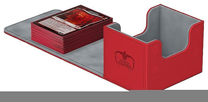 Ultimate Guard - Cutie pentru peste 100 carti de joc, cu doua fete, de marime standard (Rosie) [3]