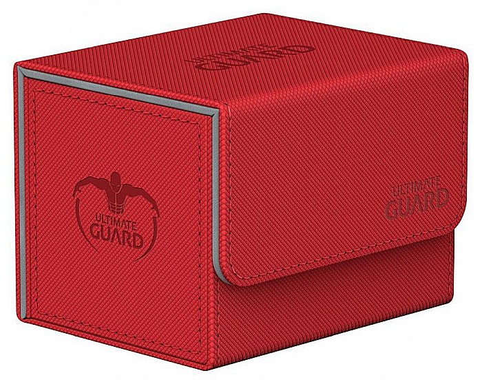 Ultimate Guard - Cutie pentru peste 100 carti de joc, cu doua fete, de marime standard (Rosie) [2]