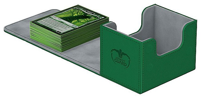 Ultimate Guard - Cutie pentru peste 100 carti de joc, cu doua fete, de marime standard (Verde) [3]