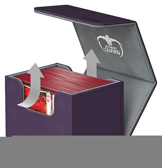 Ultimate Guard - Cutie pentru peste 100 carti de joc, cu doua fete, de marime standard (Violet) [4]