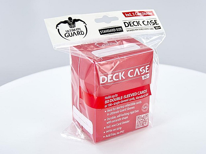 Ultimate Guard Deck Case 80+ Standard Size Red [4]