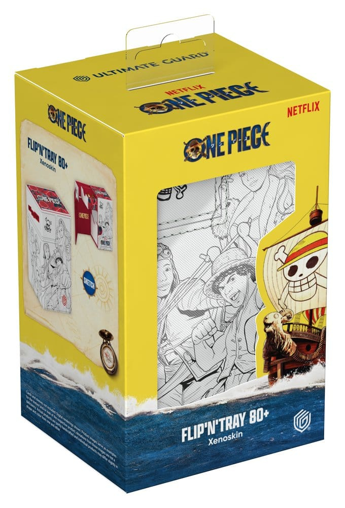 Ultimate Guard Flip'n'Tray 80+ Xenoskin One Piece Deck Box (Sketch/Devil Fruits) [4]