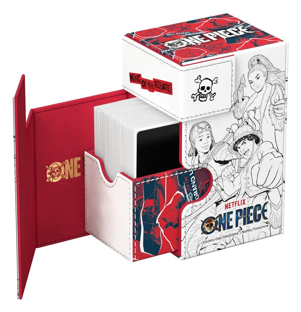 Ultimate Guard Flip'n'Tray 80+ Xenoskin One Piece Deck Box (Sketch/Devil Fruits) [3]