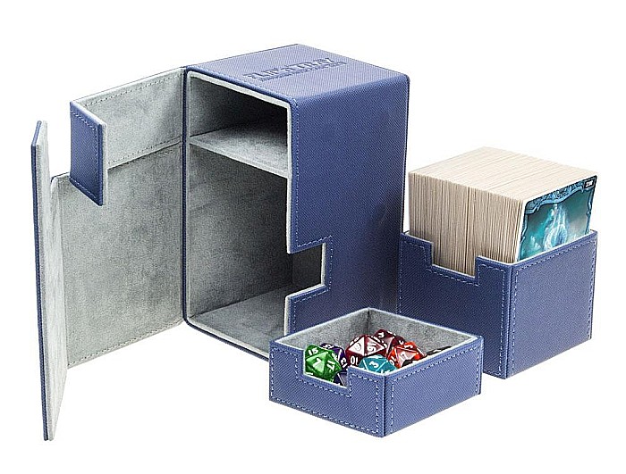 Ultimate Guard Flip´n´Tray Deck Case 100+ Standard Size XenoSkin Blue [4]