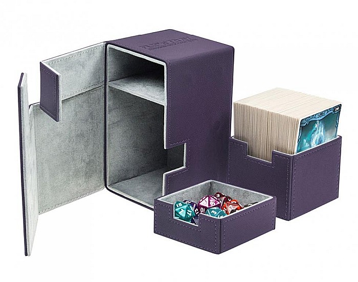 Ultimate Guard Flip´n´Tray Deck Case 100+ Standard Size XenoSkin Purple [4]
