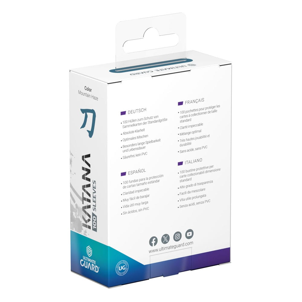 Ultimate Guard Katana Sleeves Standard Size (100) – Mountain Haze [3]