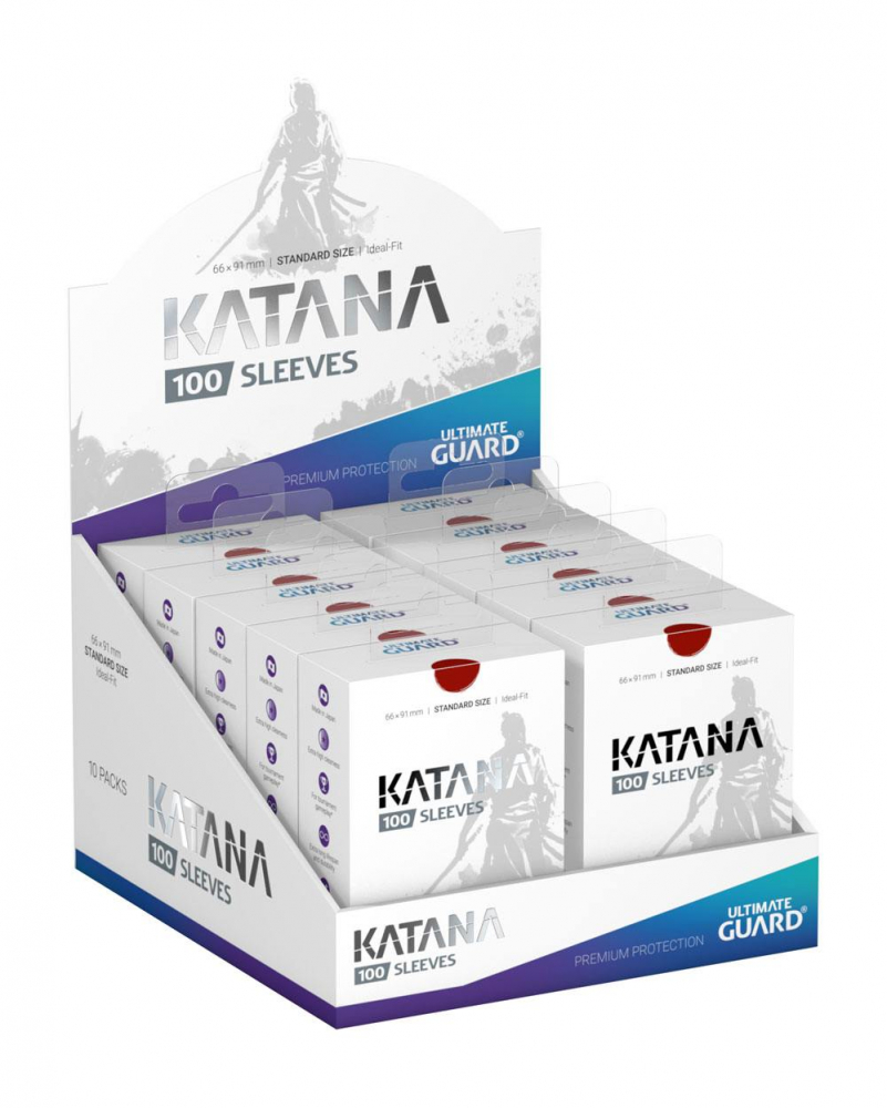 Ultimate Guard Katana Sleeves Standard Size (100) - Red [5]
