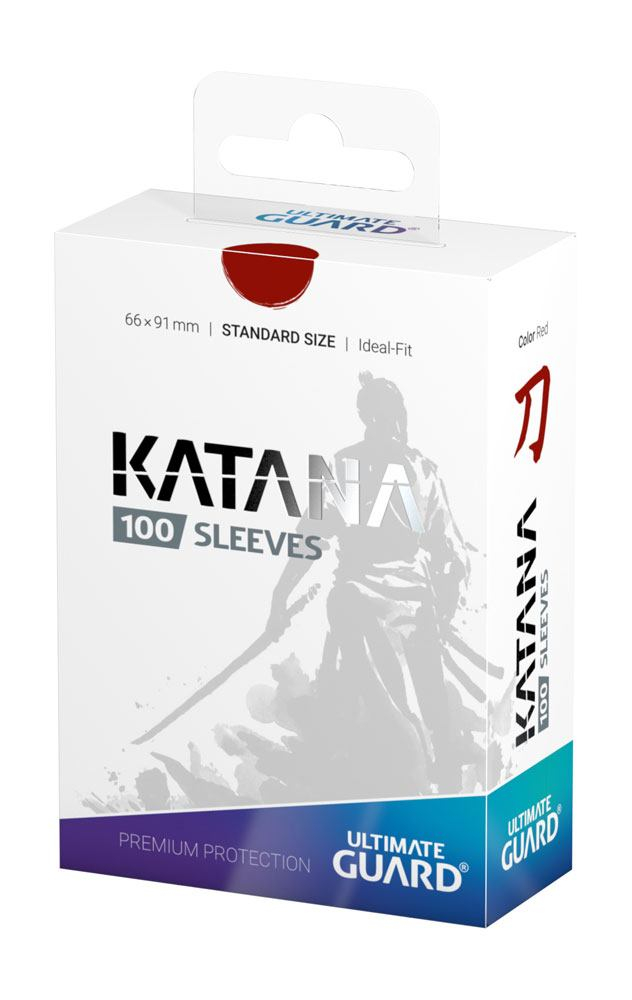 Ultimate Guard Katana Sleeves Standard Size (100) - Red [4]