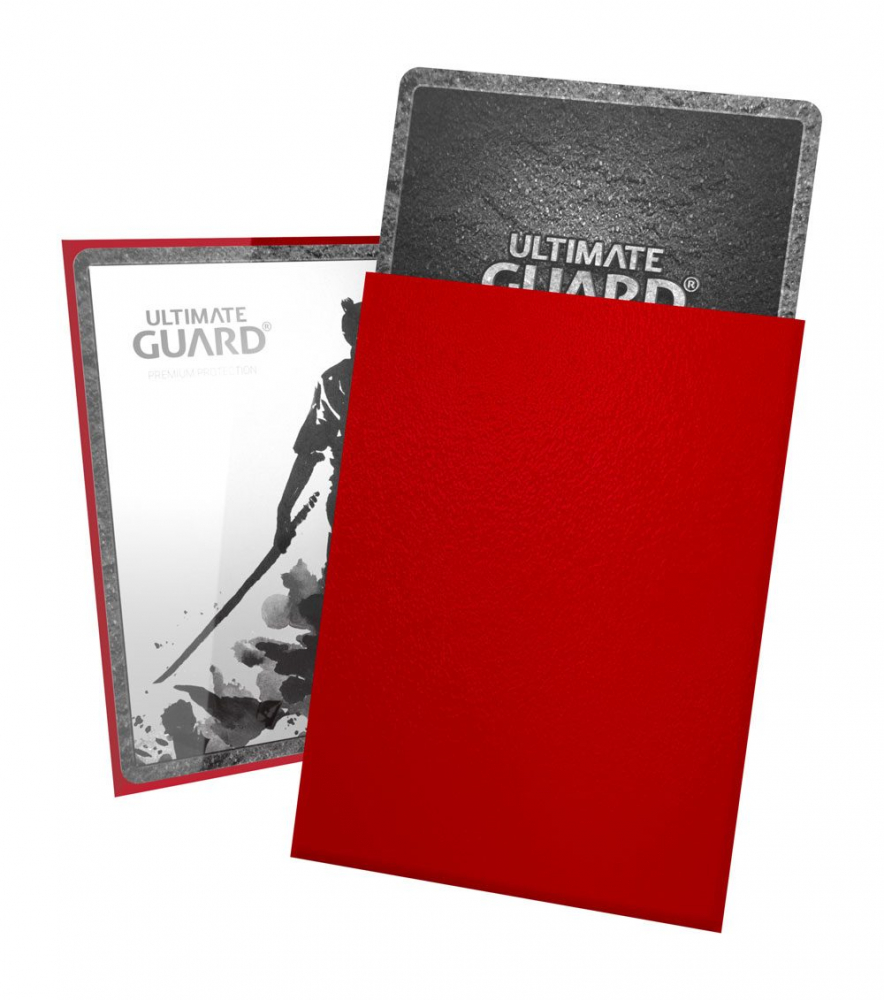 Ultimate Guard Katana Sleeves Standard Size (100) - Red [3]