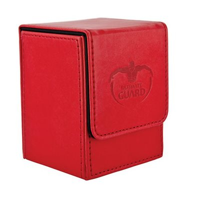 Ultimate Guard: Leather Flip Deck Case 100+  Red [1]