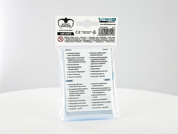 Ultimate Guard Precise-Fit Sleeves Japanese Size Transparent (100) [2]