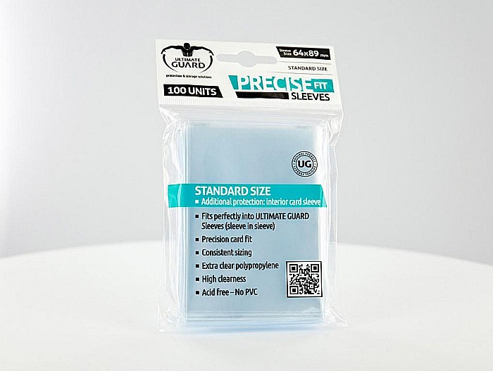 Ultimate Guard Precise-Fit Sleeves Standard Size Transparent (100) [2]
