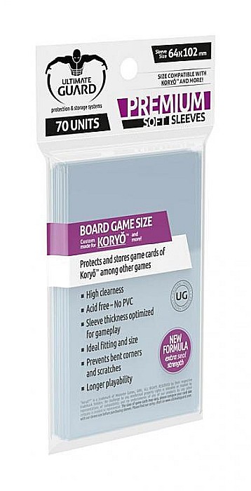Ultimate Guard Premium Soft Sleeves for Board Game Cards Koryo (70) [2]