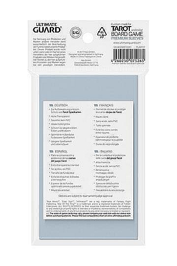 Ultimate Guard Premium Soft Sleeves for Tarot Cards (50) [3]