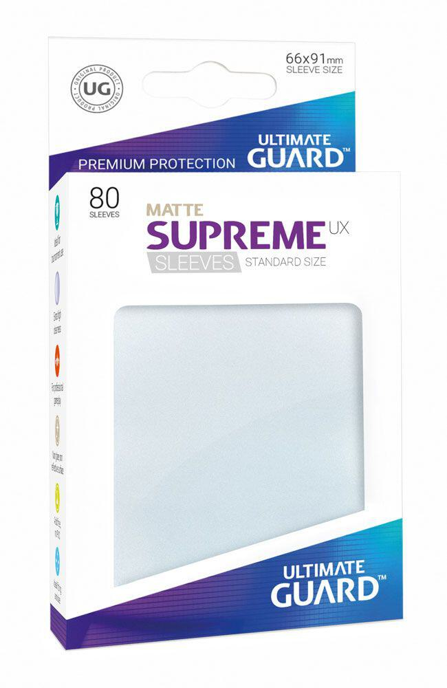 Ultimate Guard Supreme UX Sleeves Standard Size Matte Frosted (80) [1]