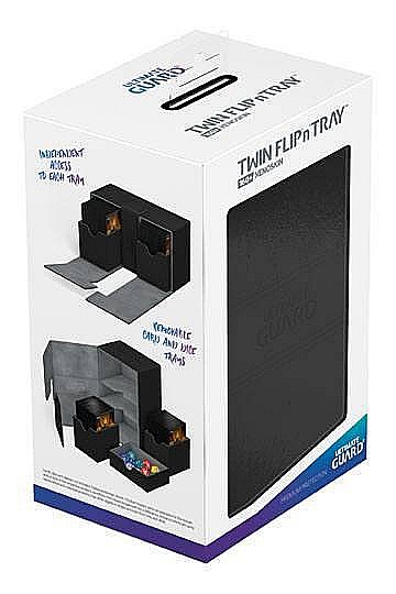 Ultimate Guard Twin Flip n Tray Deck Case 160+ Standard Size XenoSkin Black [1]