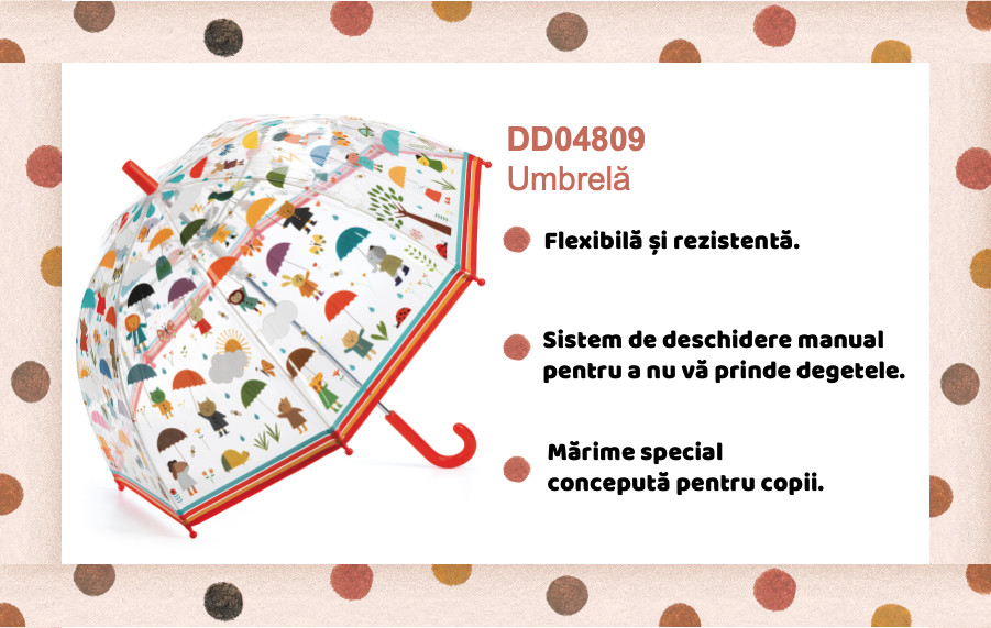 Umbrela pentru copii In ploaie, Djeco [3]