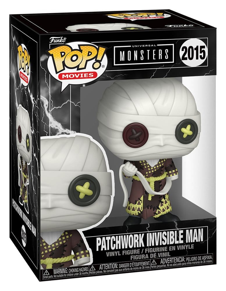 Universal Monsters Patchwork POP! Movies Vinyl Figure Invisible Man 9 cm [2]
