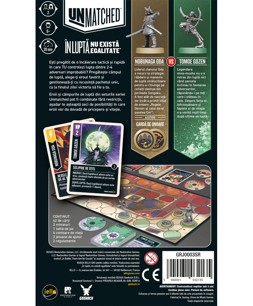 Unmatched: Soare Rasare – Joc de dueluri tactice (RO) [2]