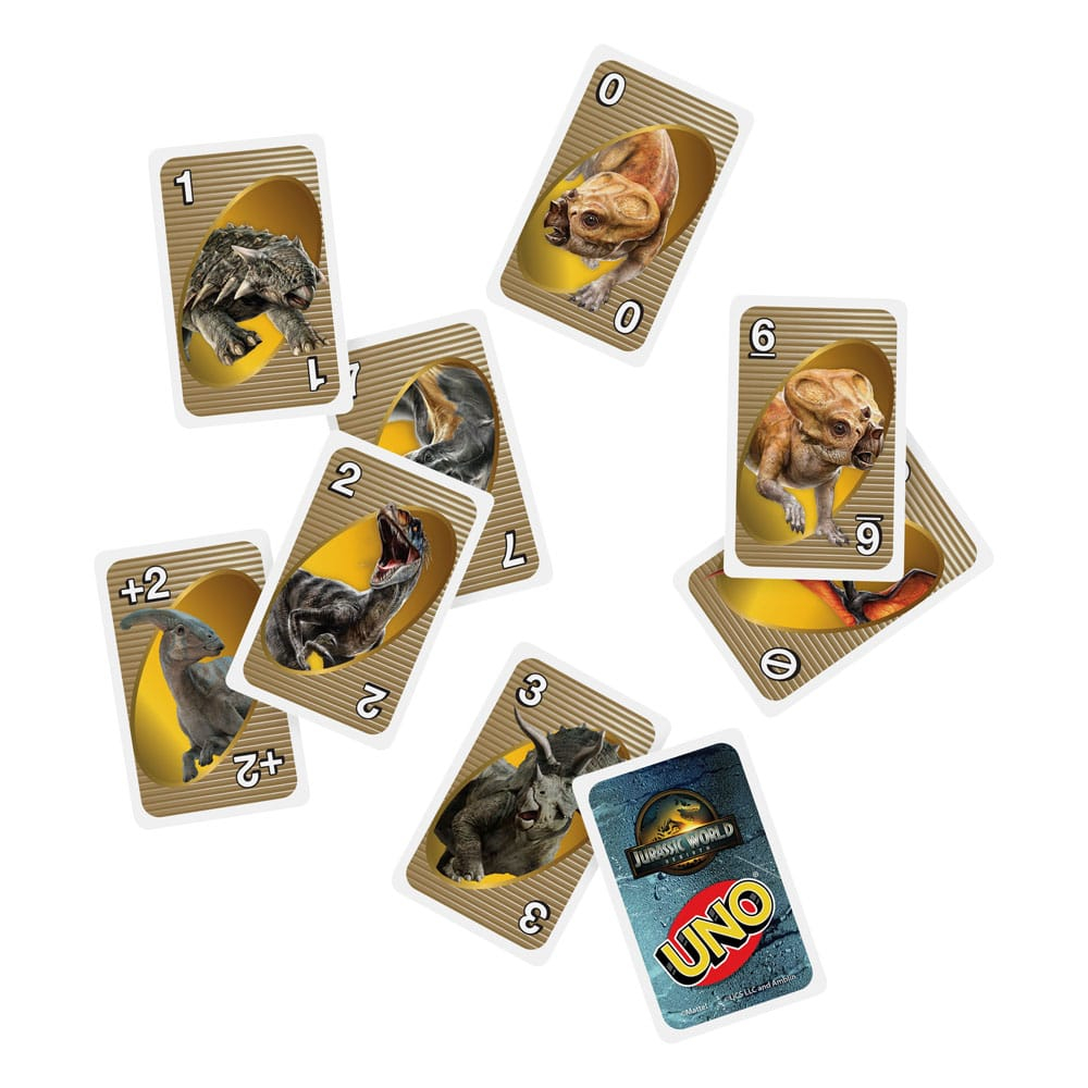 UNO Jurassic World Rebirth Card Game [4]
